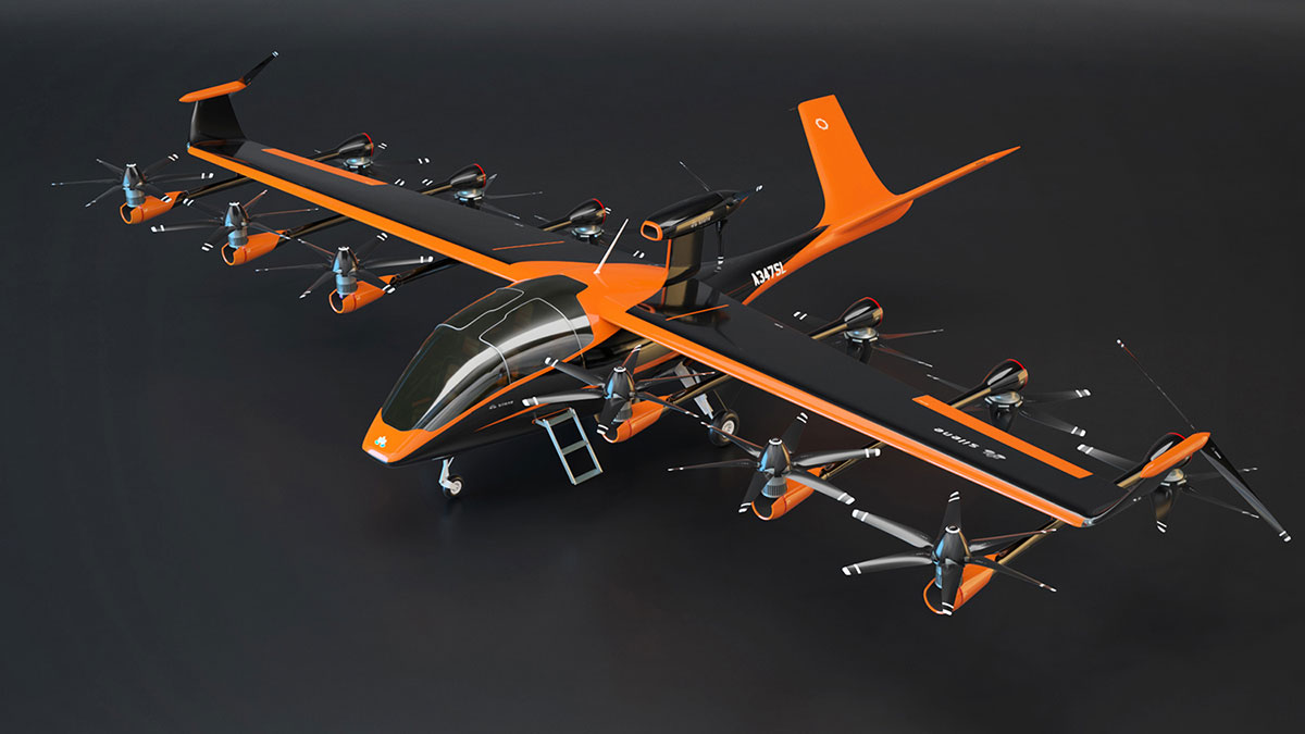 AMRD Silene Jet Second Concept Design Colour by ETL Visuals 3D Render