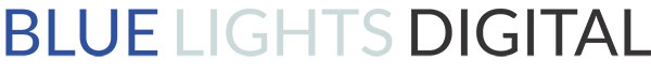 Blue Lights Digital Logo